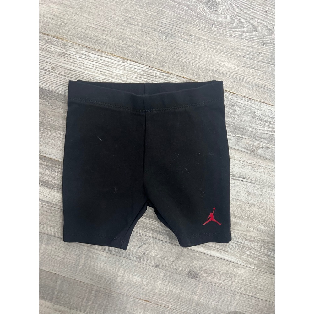 Jordan Toddler Girls Black Red Jumpman Bike Shorts Size 4T D977-023